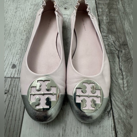 Tory Burch Claire Ballet Flat Slip On Spring Lavender Color Size 8.5 - Picture 1 of 12